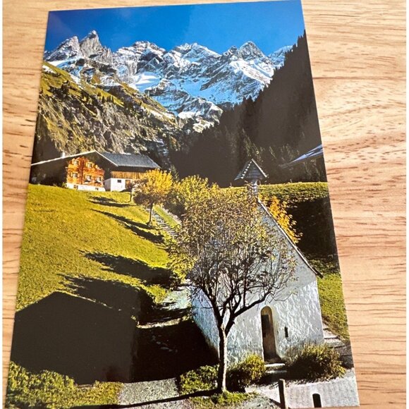 Vintage Postage Serene Place In Den Allgauer Alpen Land Sku 0330 - Picture 1 of 5